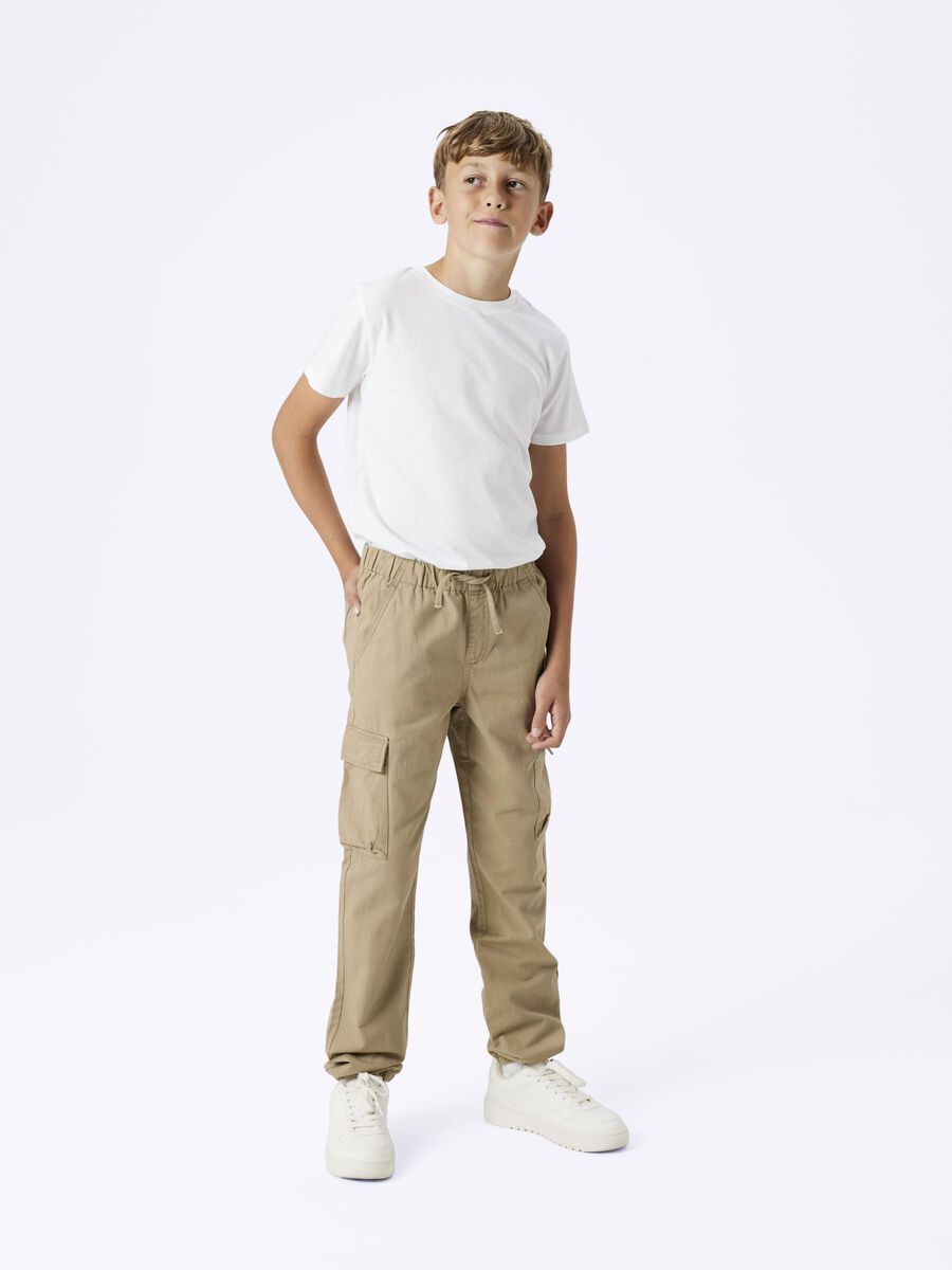 Product carousel image 1 &Agrave; COUPE CLASSIQUE PANTALON CARGO, Chinchilla