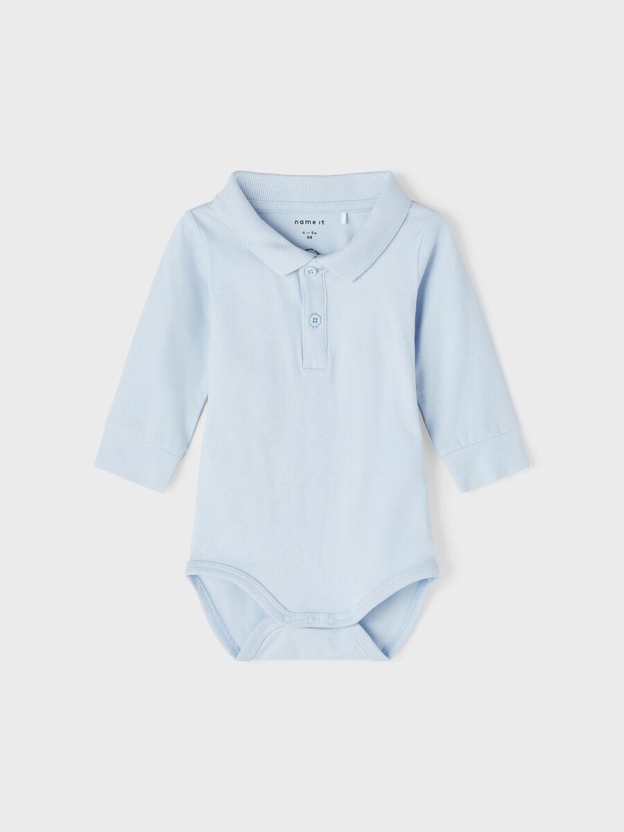 name it POLO SHIRT ROMPER, Cashmere Blue, highres - 13190160_CashmereBlue_003.jpg