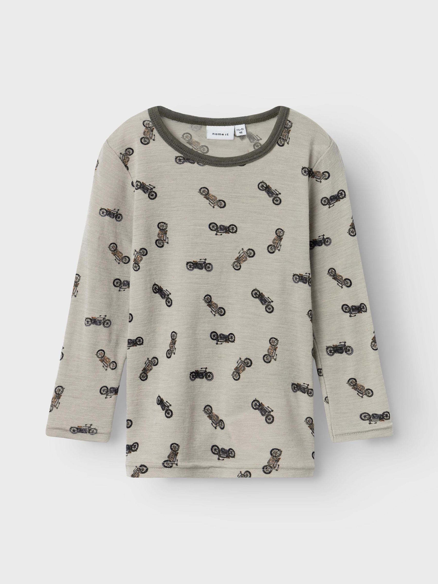 Merino wool crewneck new arrivals sweatshirt in leopard