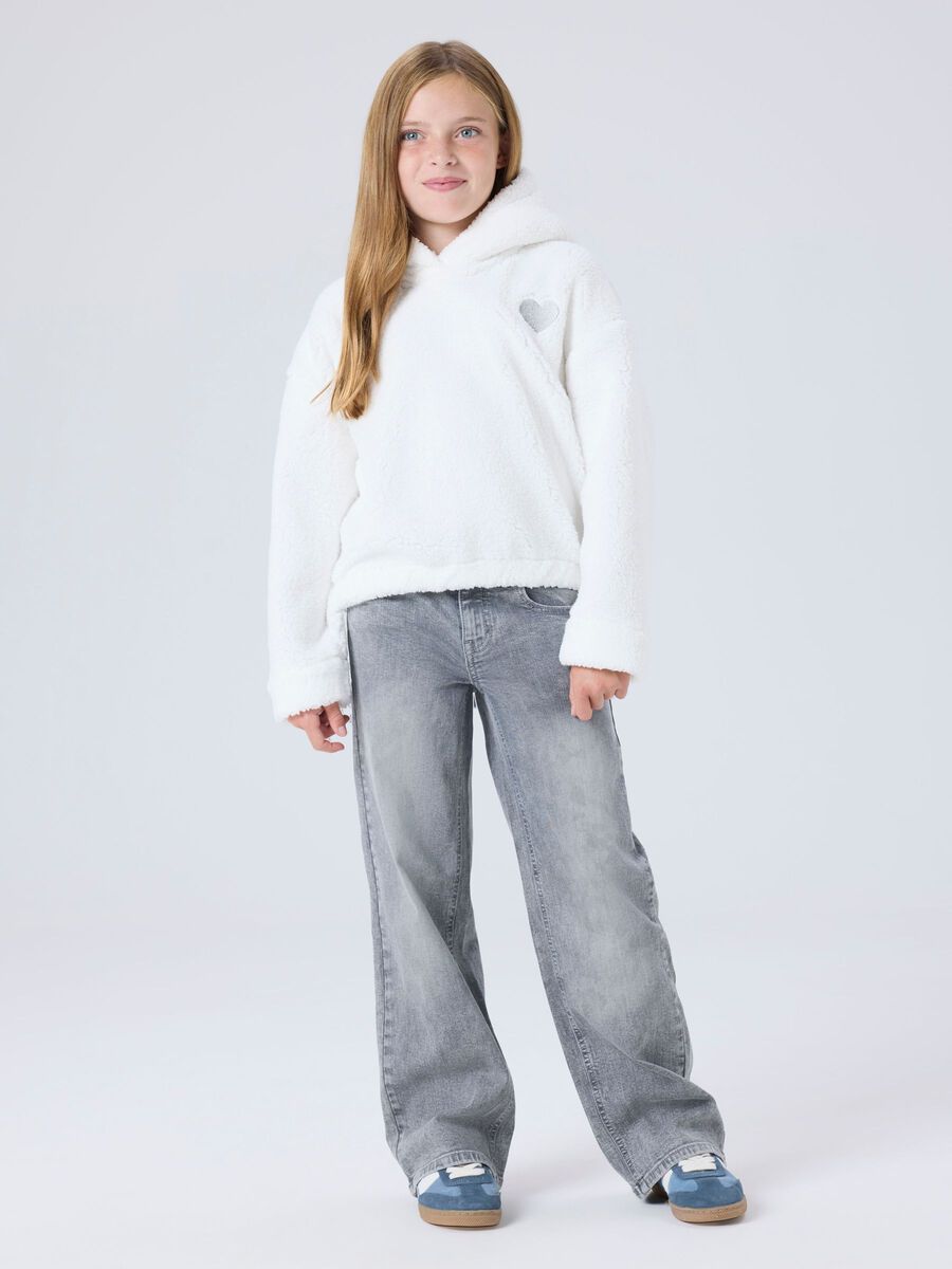 Carousel image 3 WIDE FIT JEANS, Medium Grey Denim