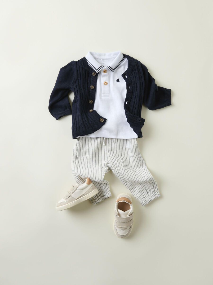 name it ORGANIC COTTON KNITTED CARDIGAN, Navy Blazer, highres - 13239814_NavyBlazer_008.jpg