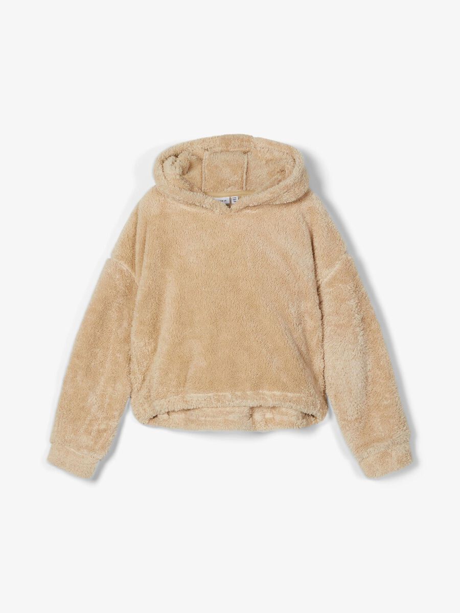 Name it TEDDY SWEATSHIRT, Brown Rice, highres - 13184380_BrownRice_003.jpg