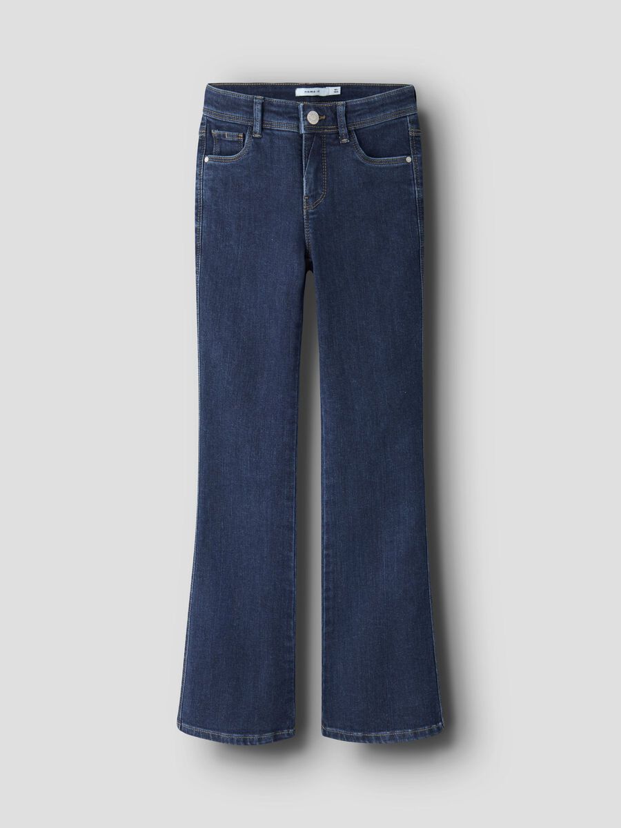Carousel image - BOOT-CUT JEANS, Denim Blue | 1