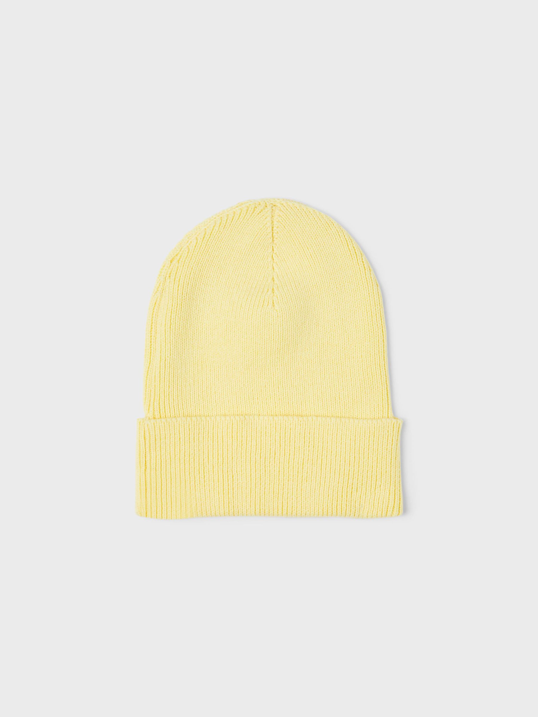 KNITTED BEANIE (Yellow) from name it 