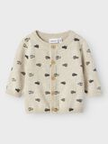 name it ØKOLOGISK BOMULL STRIKKET CARDIGAN, Peyote Melange, highres - 13242242_PeyoteMelange_003.jpg