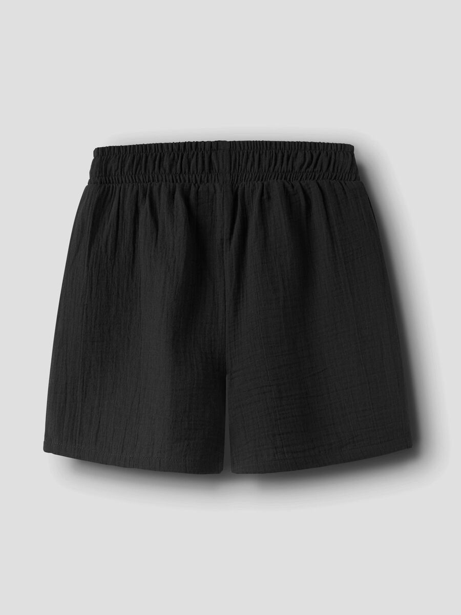 name it RELAXED FIT SHORTS, Black, highres - 13234287_Black_002.jpg