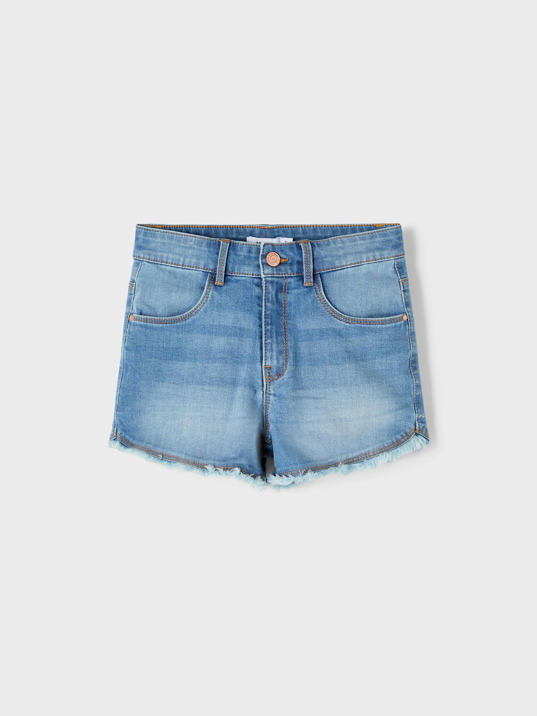 BECKY MOM FIT DENIM SHORTS (Blue) da name it kids | Name it®