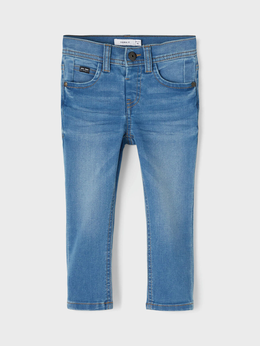 name it SLIM FIT JEANS, Light Blue Denim, highres - 13198524_LightBlueDenim_003.jpg
