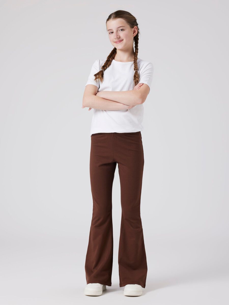 Product carousel image 1 LOT DE 2 PI&Egrave;CES NON BROSS&Eacute;ES JEAN BOOTCUT, Mocha Meringue