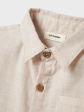 name it ORGANIC COTTON SHIRT, Bleached Sand, highres - 13243727_BleachedSand_005.jpg