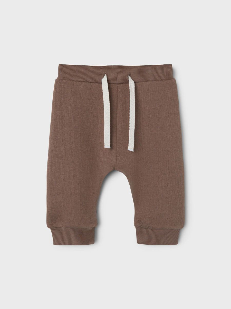 name it REGULAR FIT SWEATBUKSER, Deep Taupe, highres - 13226884_DeepTaupe_003.jpg