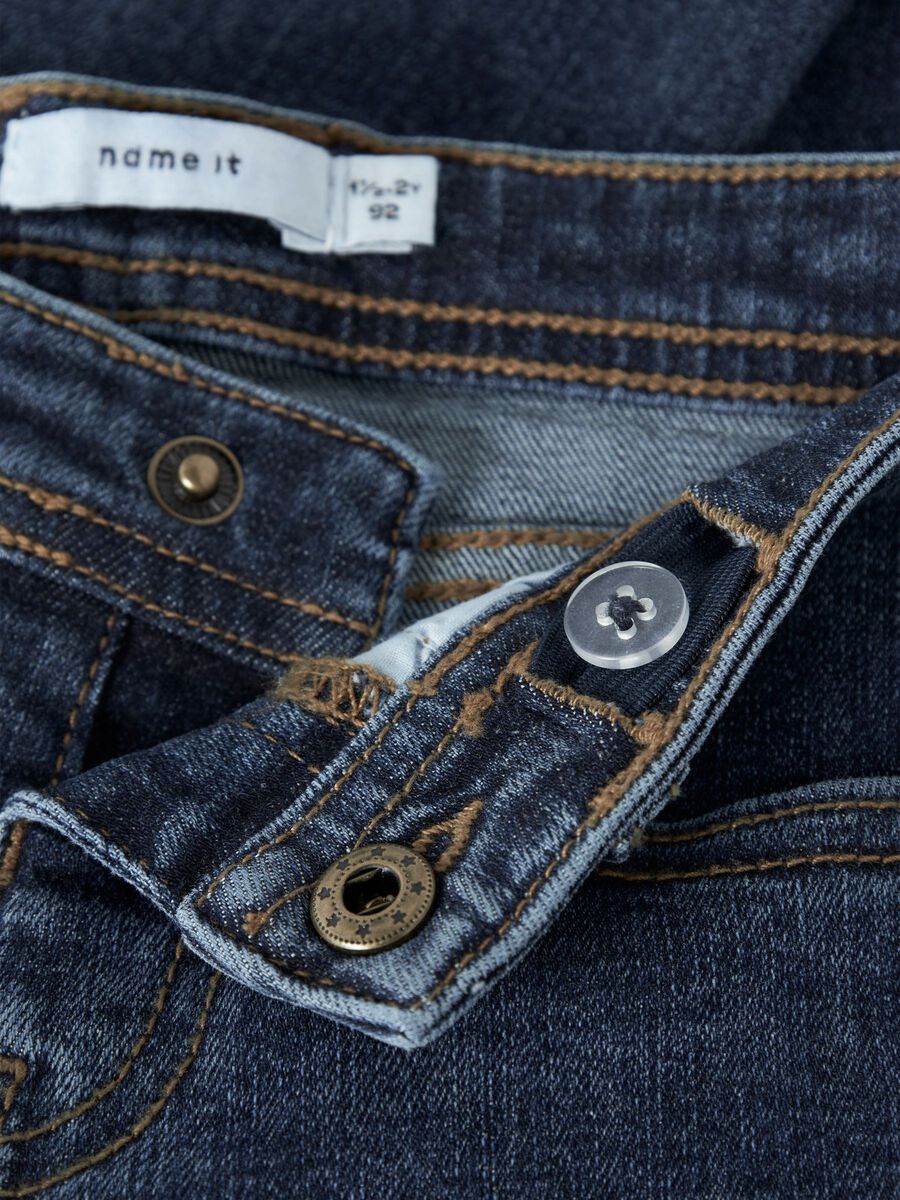 Carousel image 5 SLIM FIT JEANS, Dark Blue Denim