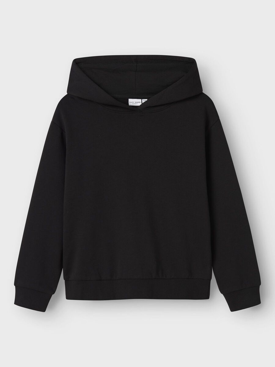 Name it REGULAR FIT HOODIE, Black, highres - 13235173_Black_003.jpg
