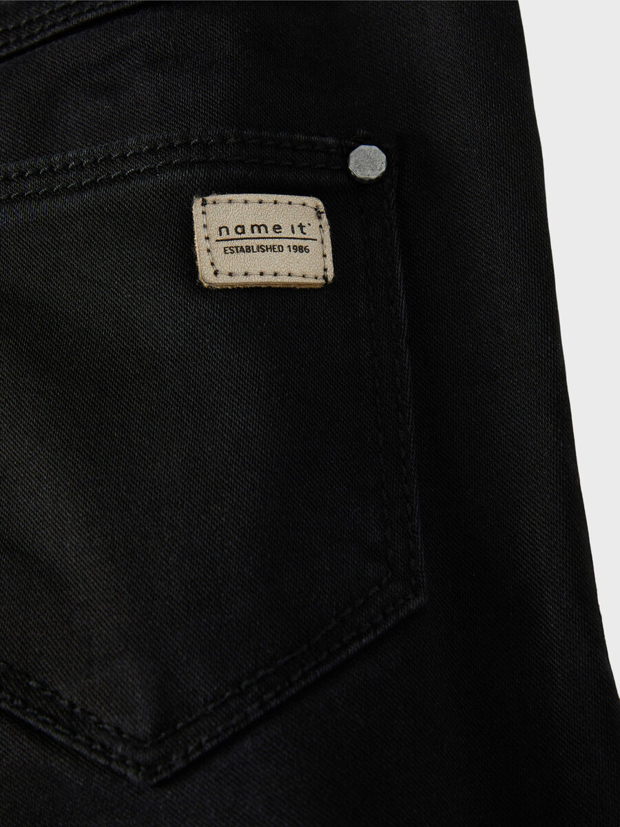 Carousel image 6 DENIM LEGGING, Black Denim
