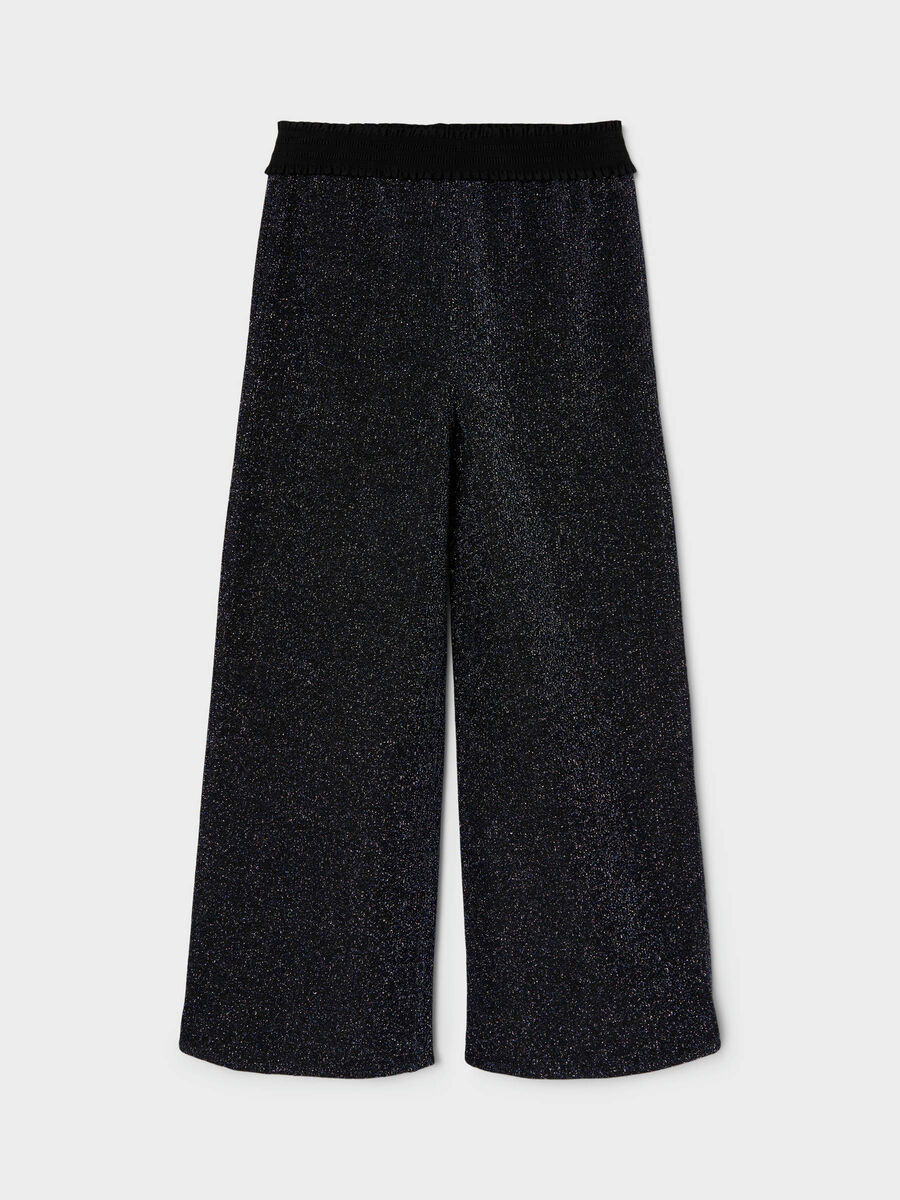 Name it LOOSE FIT GLITTER TROUSERS, Black, highres - 13216628_Black_003.jpg