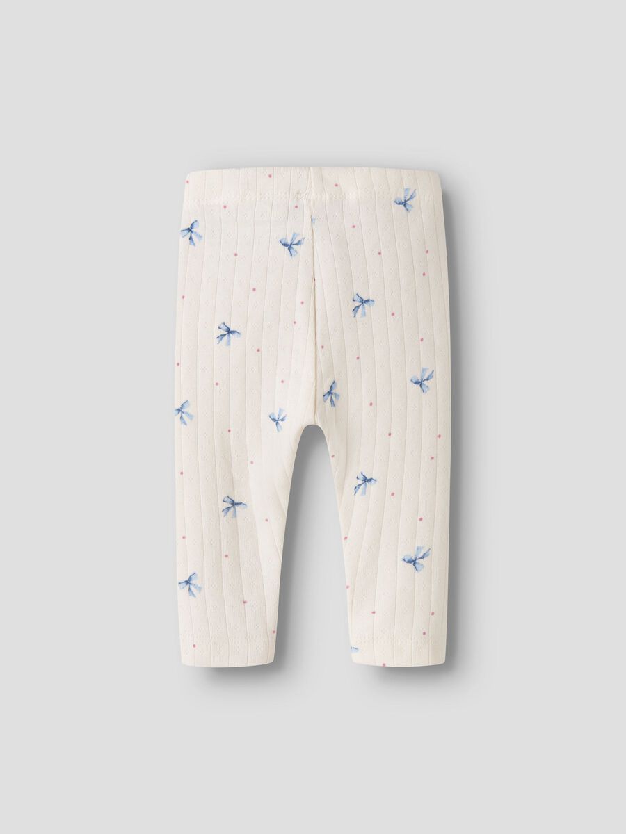 Product carousel image - LUOMUPUUVILLAINEN LEGGINGSIT, Antique White | 2