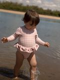 Product image thumbnail - PRINTED SWIMSUIT, Misty Rose | 3