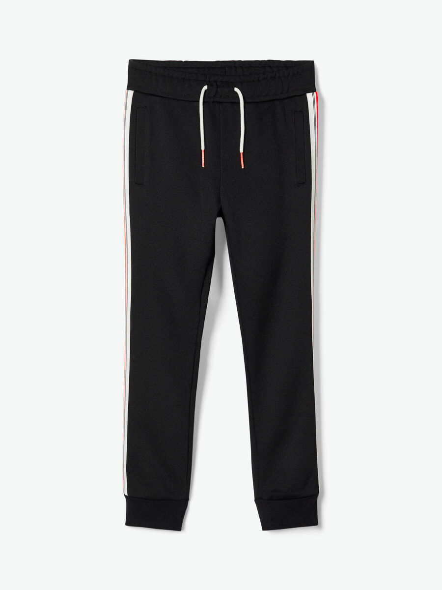 Name it TAPE DETAIL SWEATPANTS, Black, highres - 13181463_Black_003.jpg