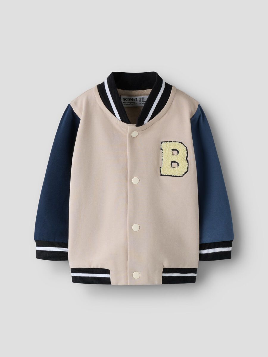 Product carousel image - SWEAT CARDIGAN, Vintage Indigo | 1