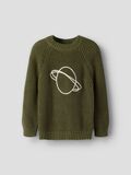 Product image thumbnail 1 EMBROIDED KNITTED CARDIGAN, Winter Moss