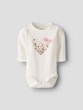 Product image thumbnail - ORGANIC COTTON ROMPER, Cloud Dancer | 1