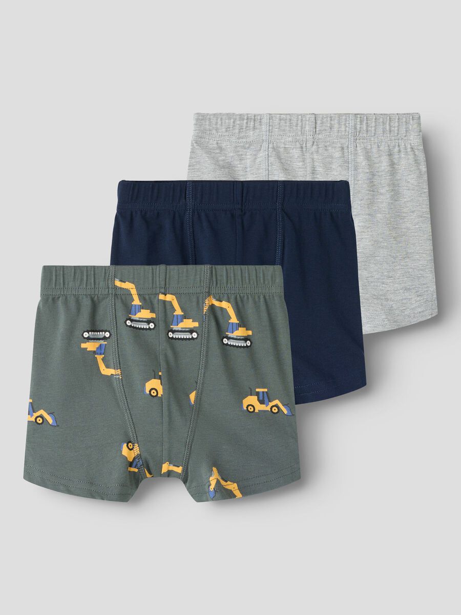 Product carousel image 1 3 PACK ORGANIC COTTON BOXER SHORTS, Urban Chic
