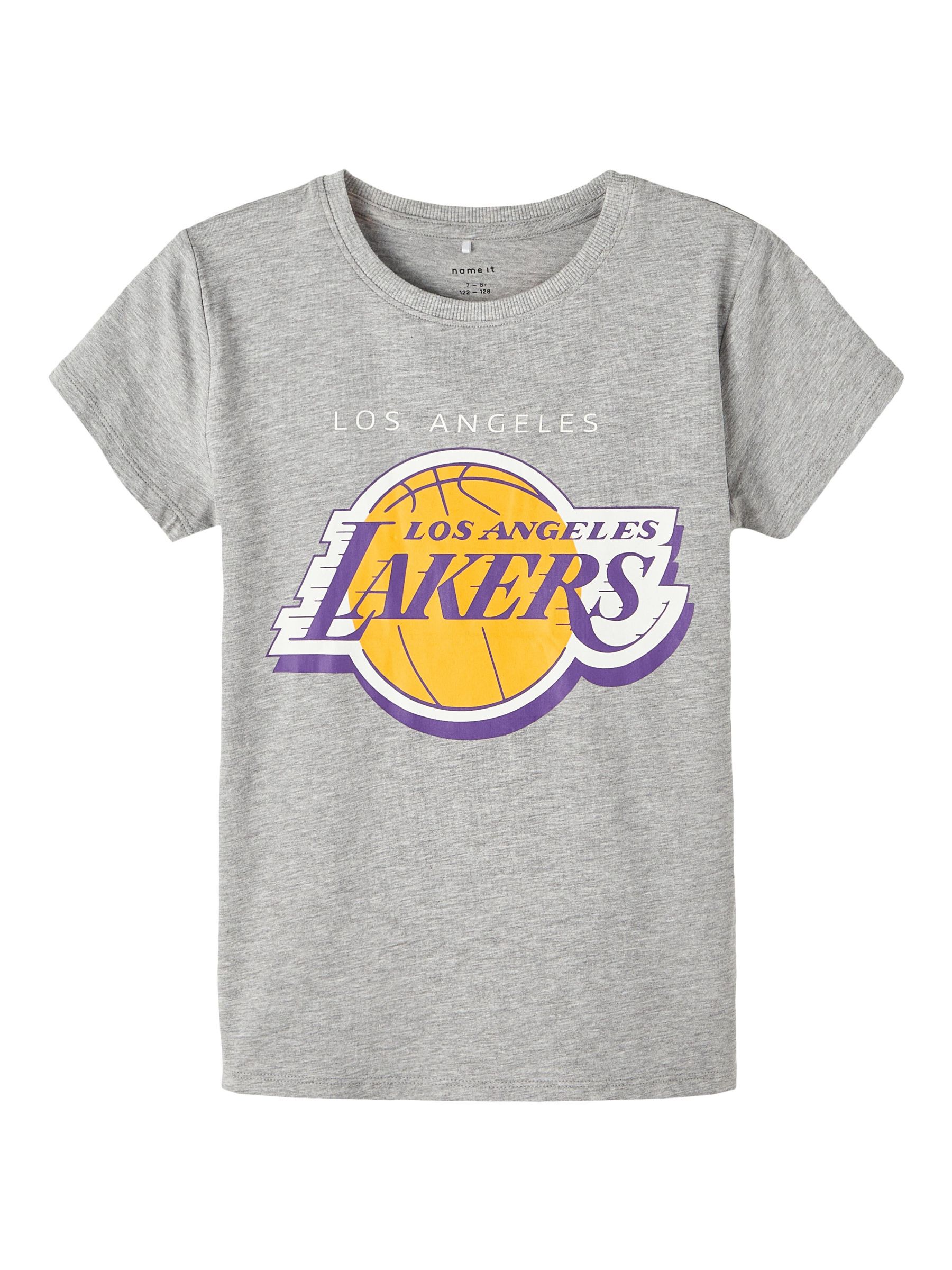 Lakers t shirt grey online