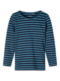 Name it STRIPED LONG-SLEEVED T-SHIRT, Real Teal, highres - 13186921_RealTeal_001.jpg