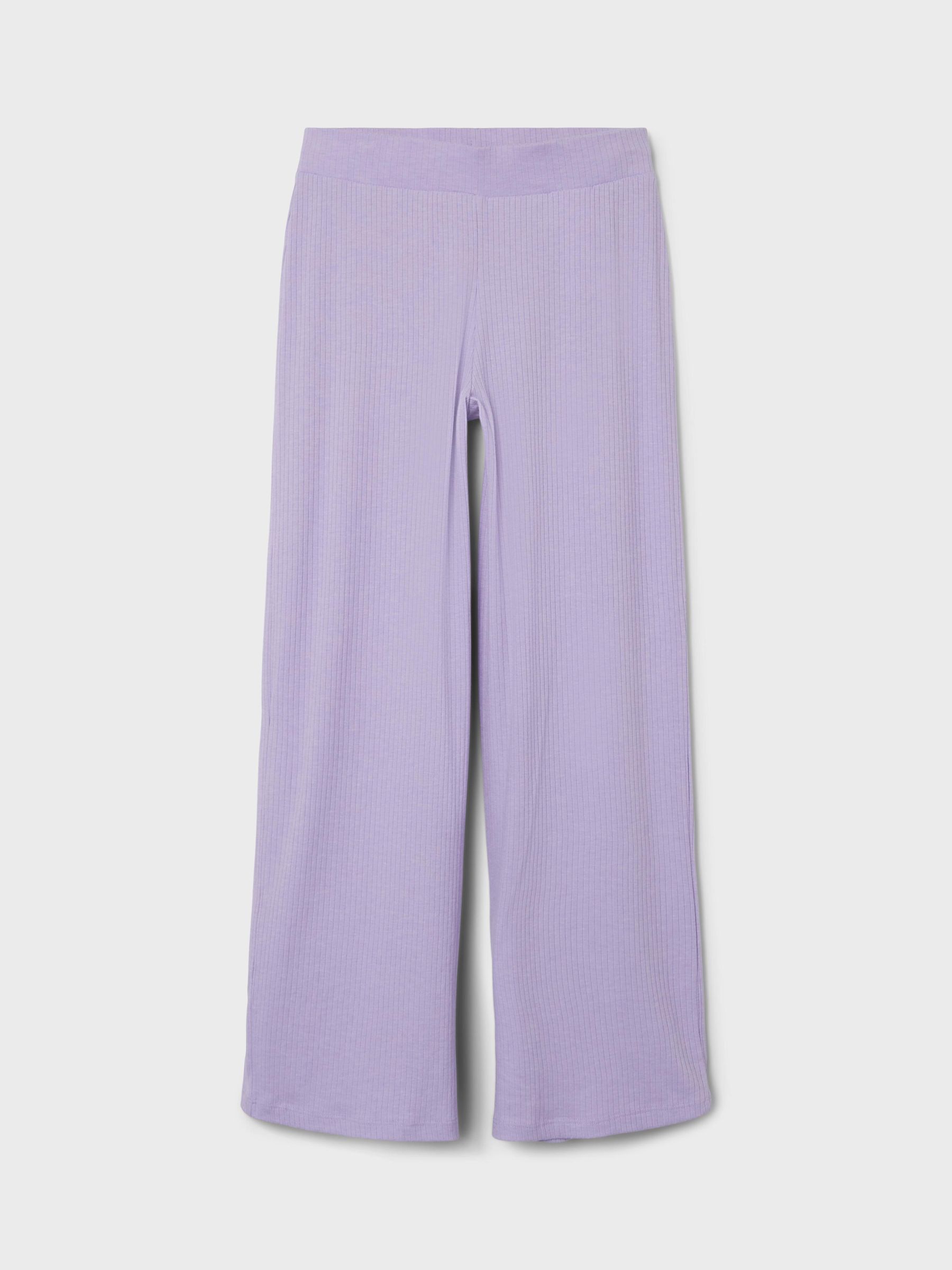 WIDE LEG TROUSERS (Purple) from LMTD 