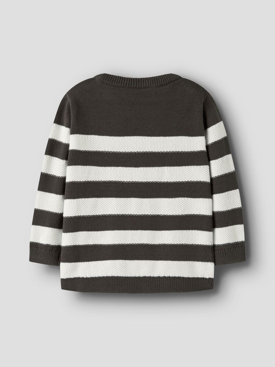 Carousel image 2 ORGANIC COTTON KNITTED PULLOVER, Peat