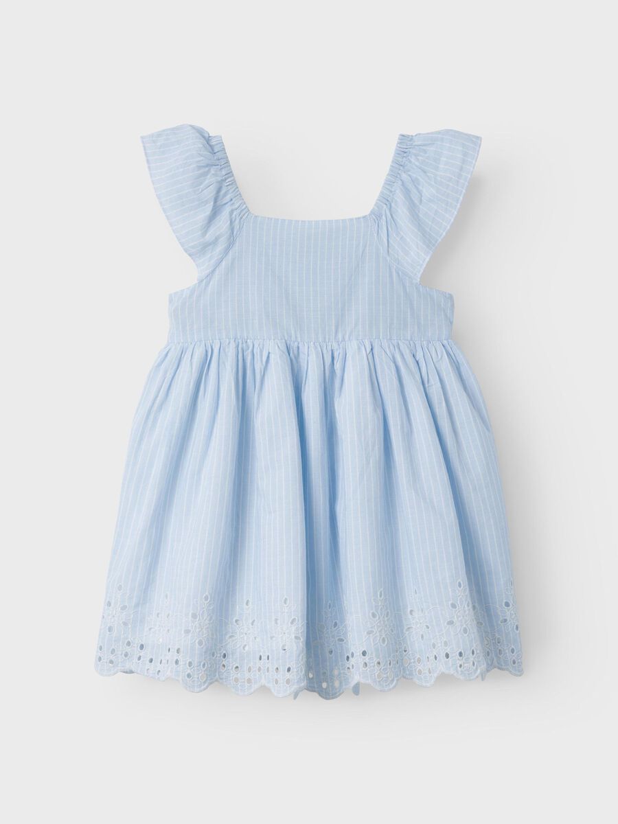name it CAP SLEEVED DRESS, Chambray Blue, highres - 13227302_ChambrayBlue_003.jpg