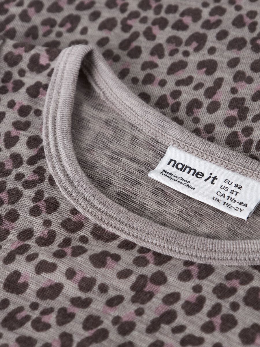 Carousel image 5 MERINO WOOL LONG SLEEVED TOP, Satellite
