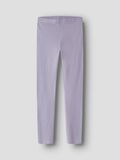 Product image thumbnail - BASIC COTTON LEGGINGS, Lavender Gray | 1