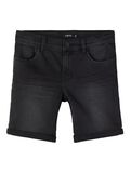 Name it COUPE SLIM SHORTS EN JEAN, Black Denim, highres - 13185603_BlackDenim_001.jpg