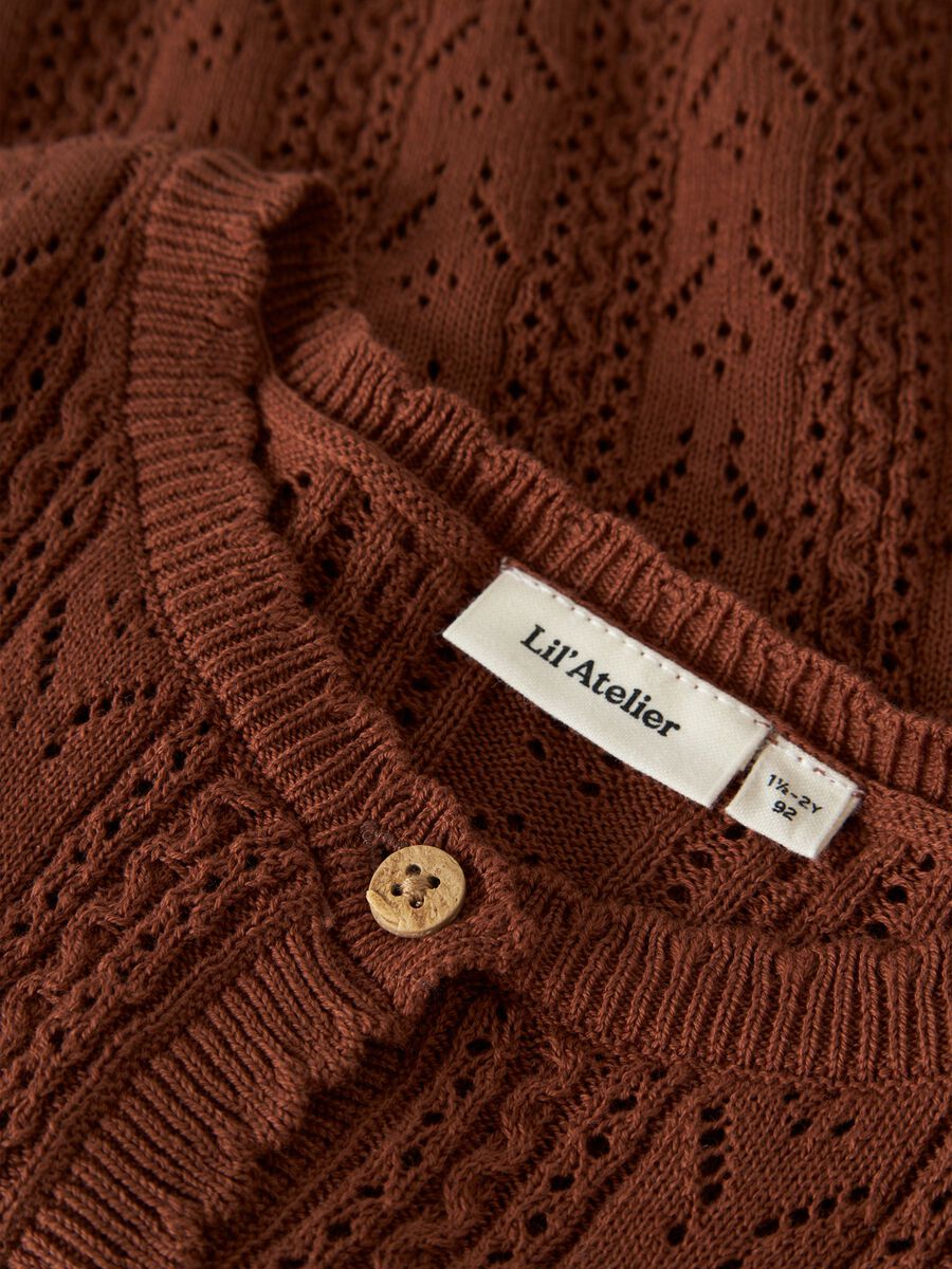 Carousel image - KNITTED CARDIGAN, Maple Syrup | 3