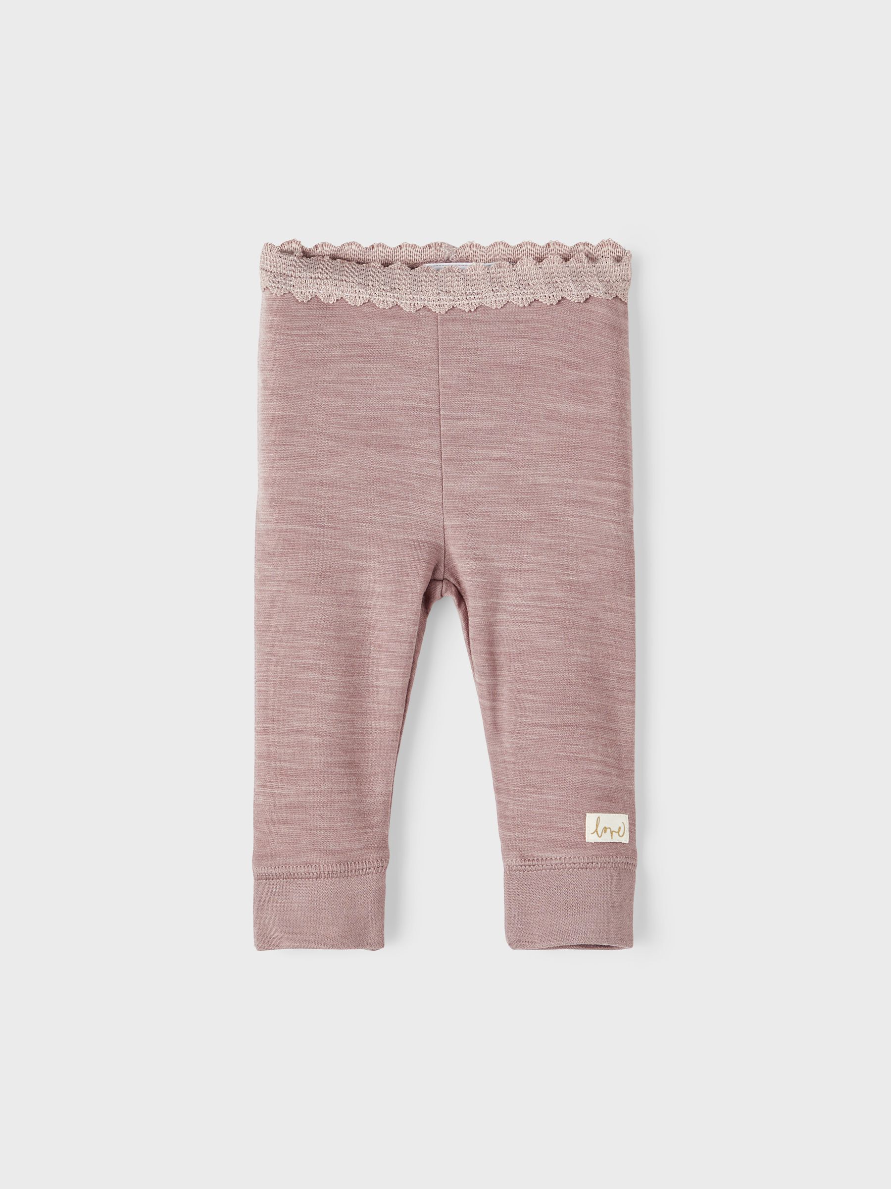 MERINO WOOL BLEND LEGGINGS Baby Girls Pink NAME IT Sweden