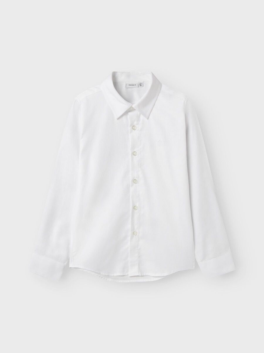 name it REGULAR FIT SHIRT, Bright White, highres - 13214157_BrightWhite_003.jpg