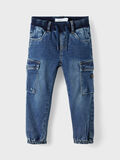 Name it TIPO CARGO JEANS DE ESTILO BAGGY, Dark Blue Denim, highres - 13206919_DarkBlueDenim_003.jpg