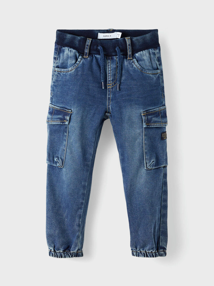 Name it CARGO JEANS MED BAGGY FIT, Dark Blue Denim, highres - 13206919_DarkBlueDenim_003.jpg