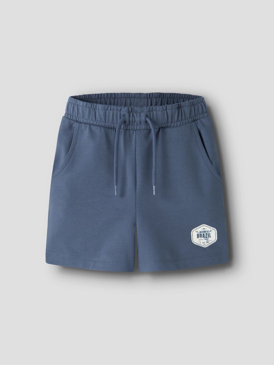 Product carousel image - REGULAR FIT SWEAT SHORTS, Vintage Indigo | 1