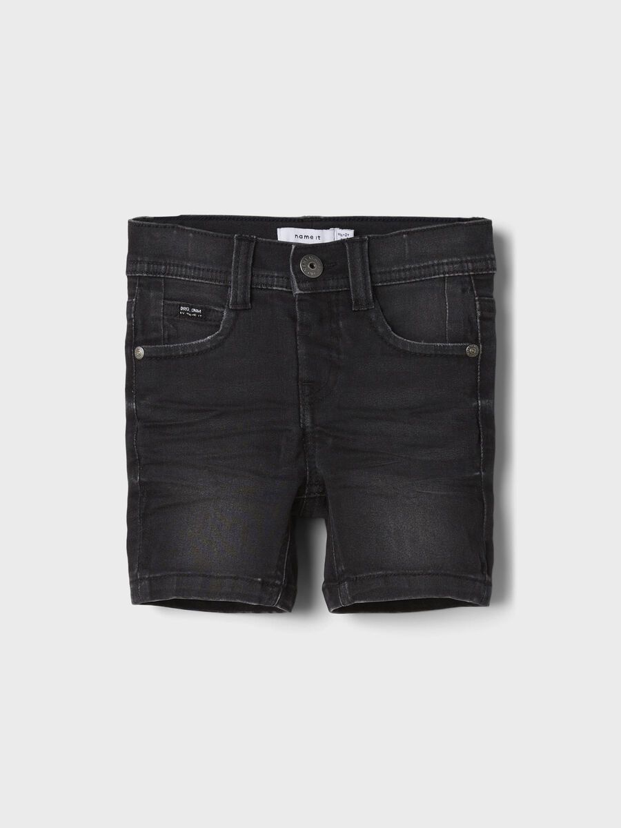 name it SLIM FIT DENIM SHORTS, Dark Grey Denim, highres - 13198526_DarkGreyDenim_003.jpg