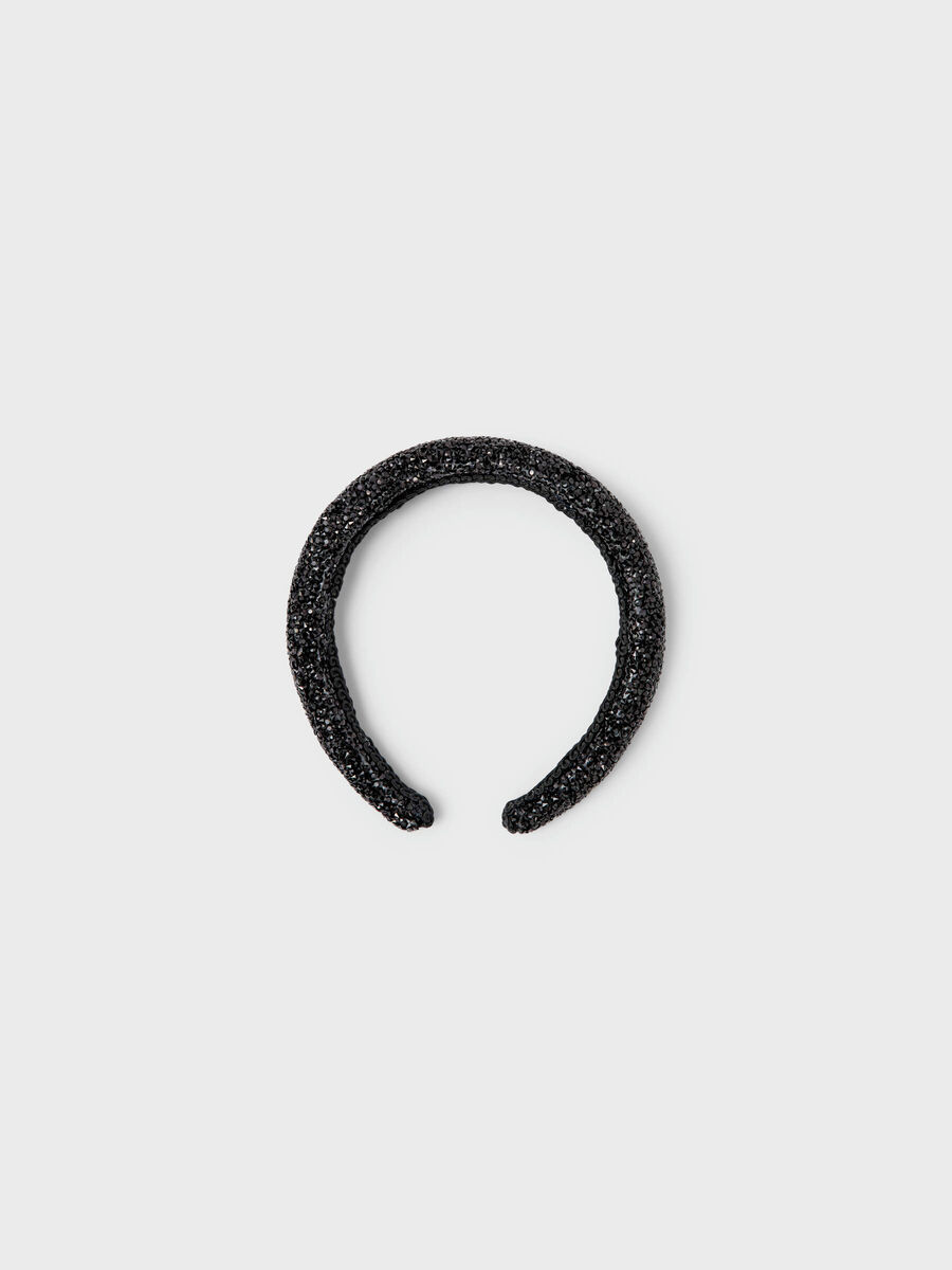 Name it RHINSTONE HAIRBAND, Black, highres - 13210853_Black_003.jpg