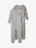 Name it 2-PAKNING GLIDELÅS PYJAMAS, Grey Melange, highres - 13183190_GreyMelange_003.jpg