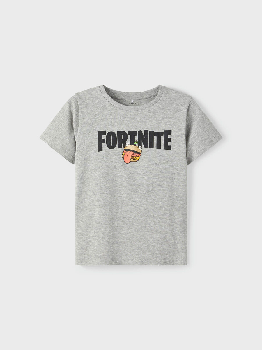 Name it FORTNITE T-SHIRT, Grey Melange, highres - 13205386_GreyMelange_003.jpg