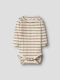 Product image thumbnail - ORGANIC COTTON ROMPER, Turtledove | 1