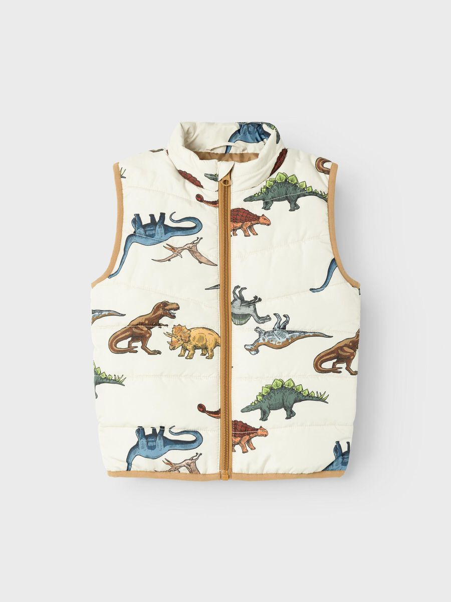 Name it DINOSAUR PADDED GILET, Whitecap Gray, highres - 13230215_WhitecapGray_003.jpg