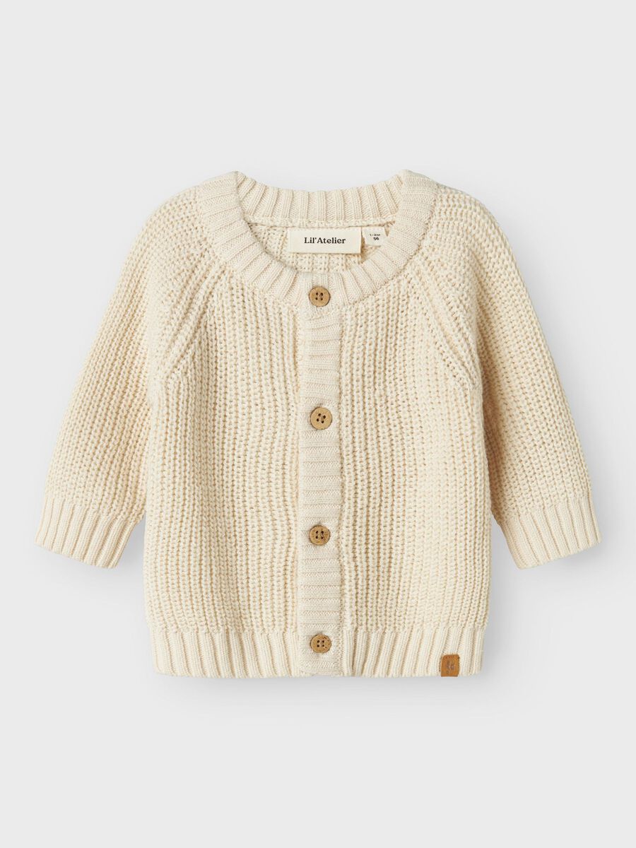 name it LONG SLEEVED KNITTED CARDIGAN, Turtledove, highres - 13231617_Turtledove_003.jpg