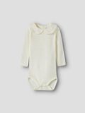 Product image thumbnail - MERINO WOOL ROMPER, Snow White | 1