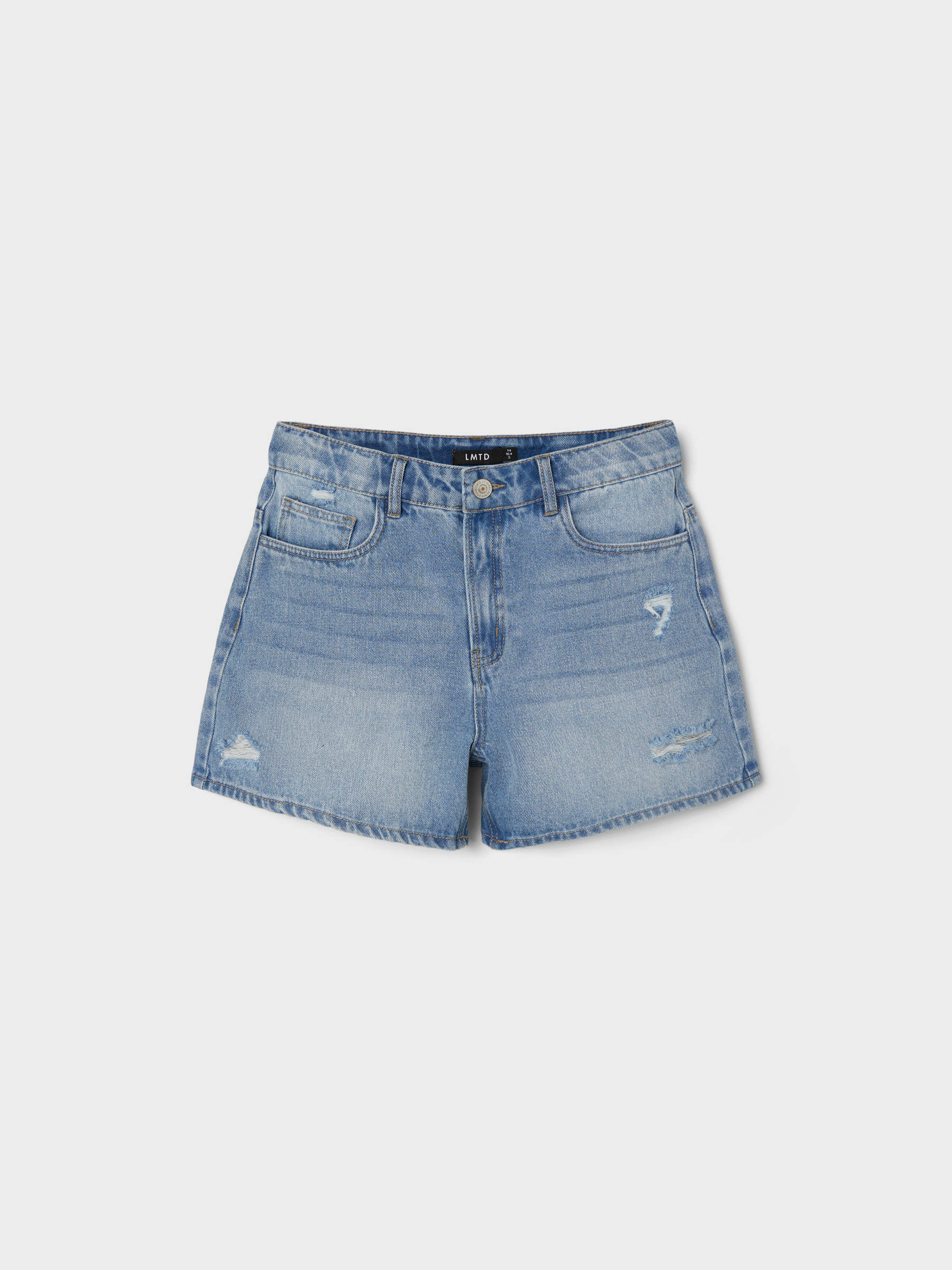MOM FIT PANTALONES CORTOS VAQUEROS (Blue) de LMTD | Name it®
