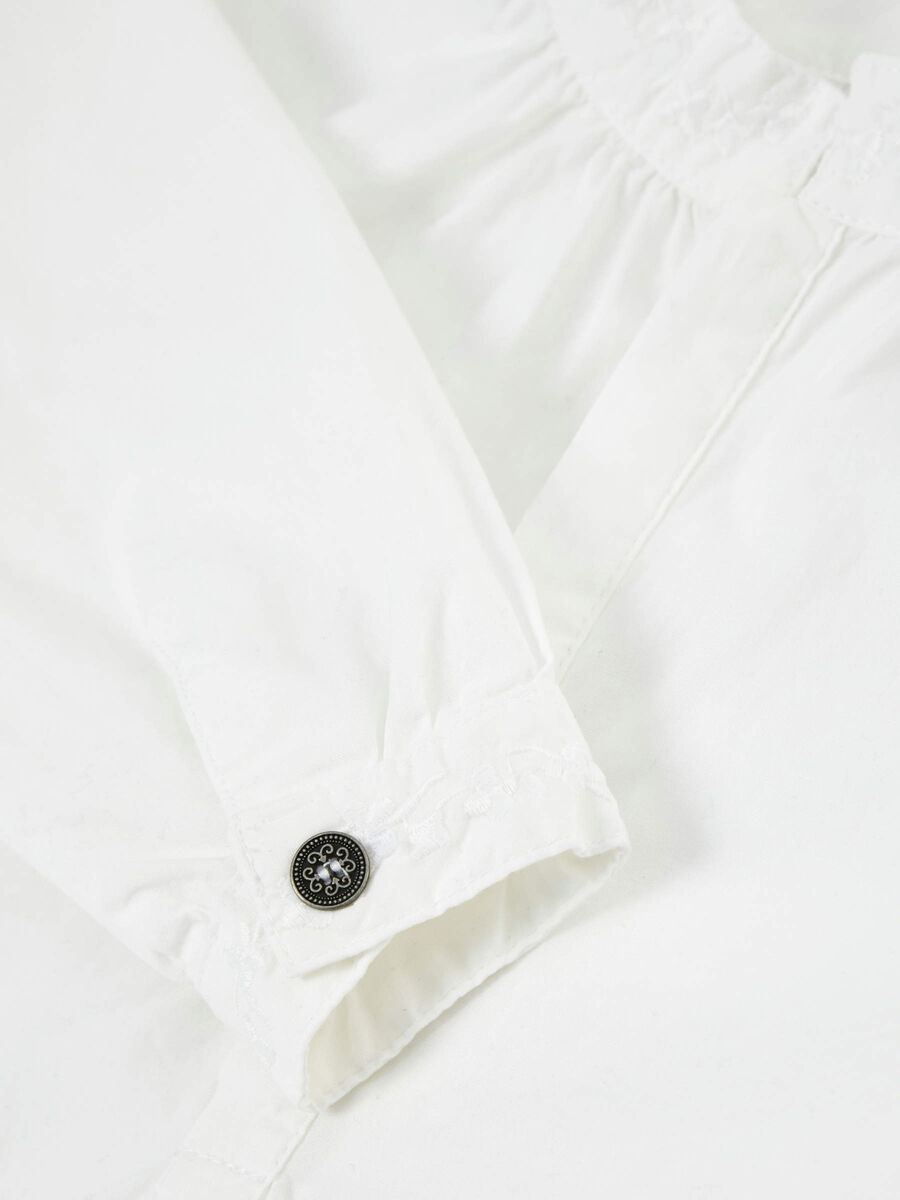 Carousel image - JUNGS - BESTICKTE HEMD, Bright White | 2